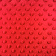 Tomato Minky Dimple Dot Fabric