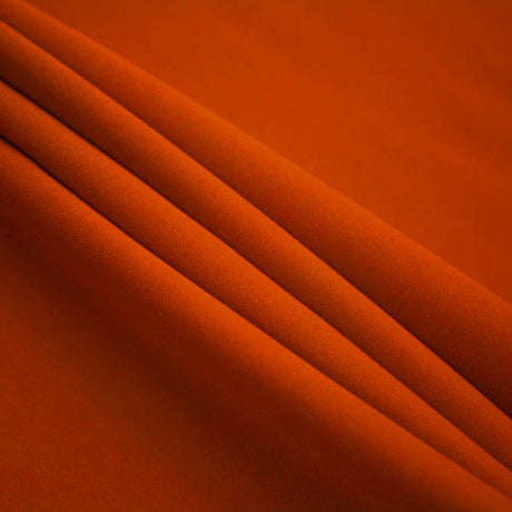 Rust Poly Poplin Fabric