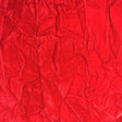 Light Red Flocking Crushed Velvet Fabric / 50 Yards Roll