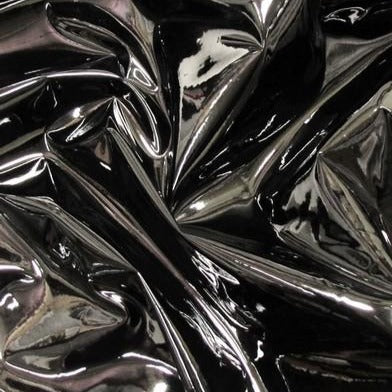 Black Mirror Reflective Vinyl Fabric