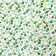 Green Mini Flower Poly Cotton Fabric