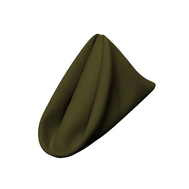 (12 / Pack) Olive 18" Polyester Napkin