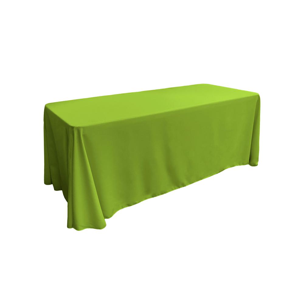 Lime 100% Polyester Rectangular Tablecloth 90" x 156"