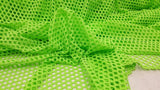 Lime Mini Fishnet with Nylon Spandex Fabric