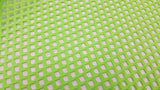 Lime Mini Fishnet with Nylon Spandex Fabric