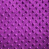 Magenta Minky Dimple Dot Fabric