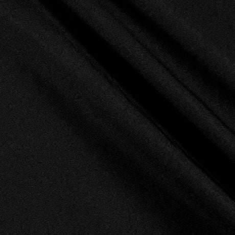 Black Polyester Poplin (120") Fabric