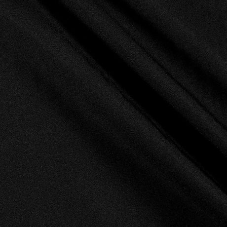 Black Polyester Poplin (120") Fabric / 50 Yards Roll