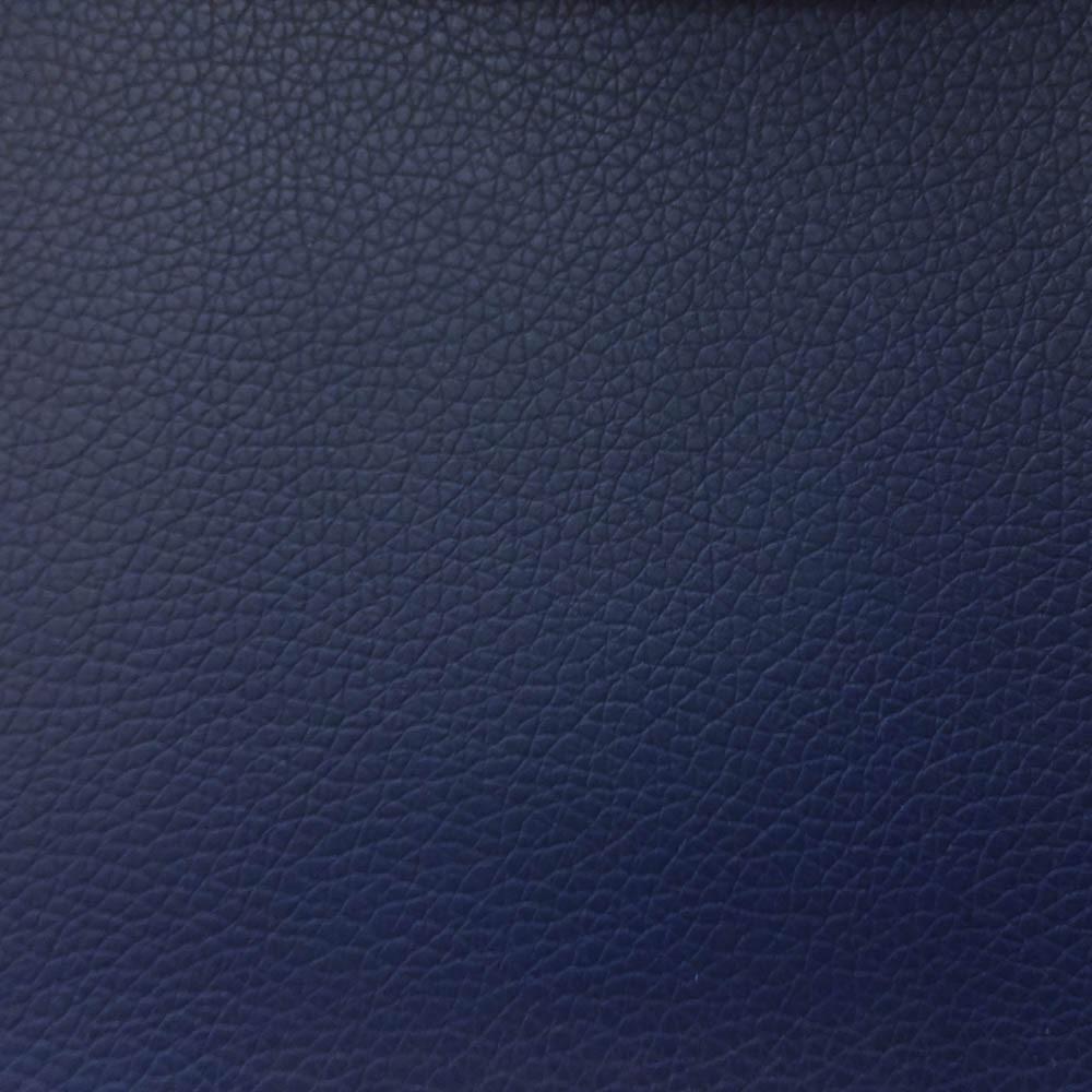 Navy 1.2 mm Thickness Soft PVC Faux Leather Vinyl Fabric