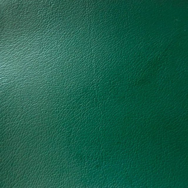 Green 1.0 mm Thickness Soft PVC Faux Leather Vinyl Fabric / 40 Yards Roll